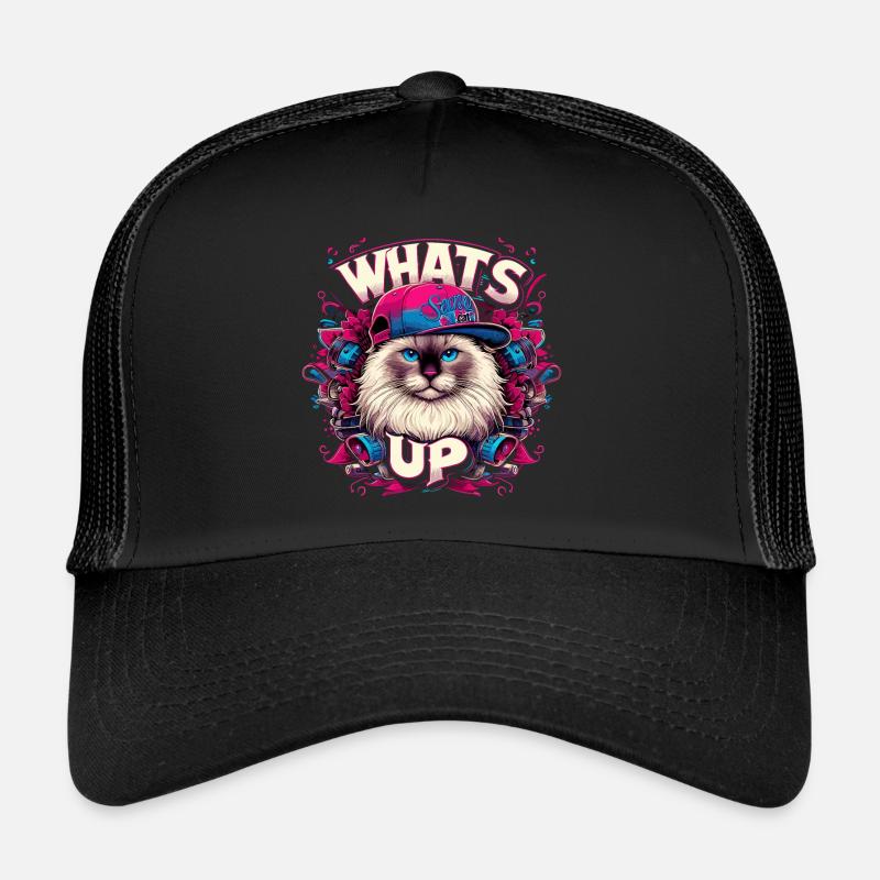 Qu’y a-t-il sur Sacred Birman Cat Birman Cat Casquette trucker 