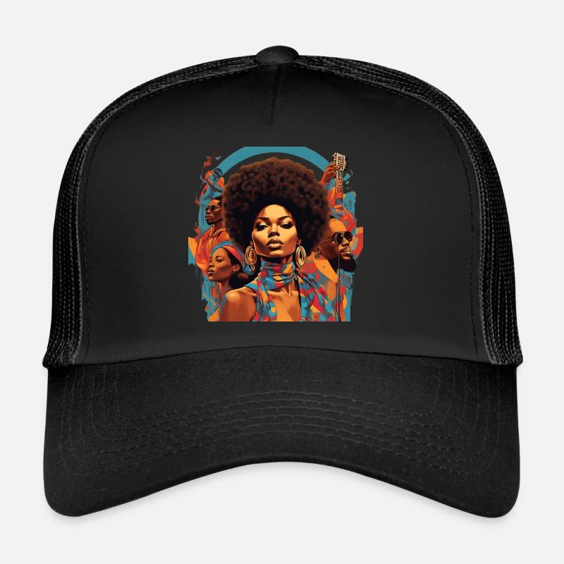 Afro Urban Rhythmus Trucker Cap