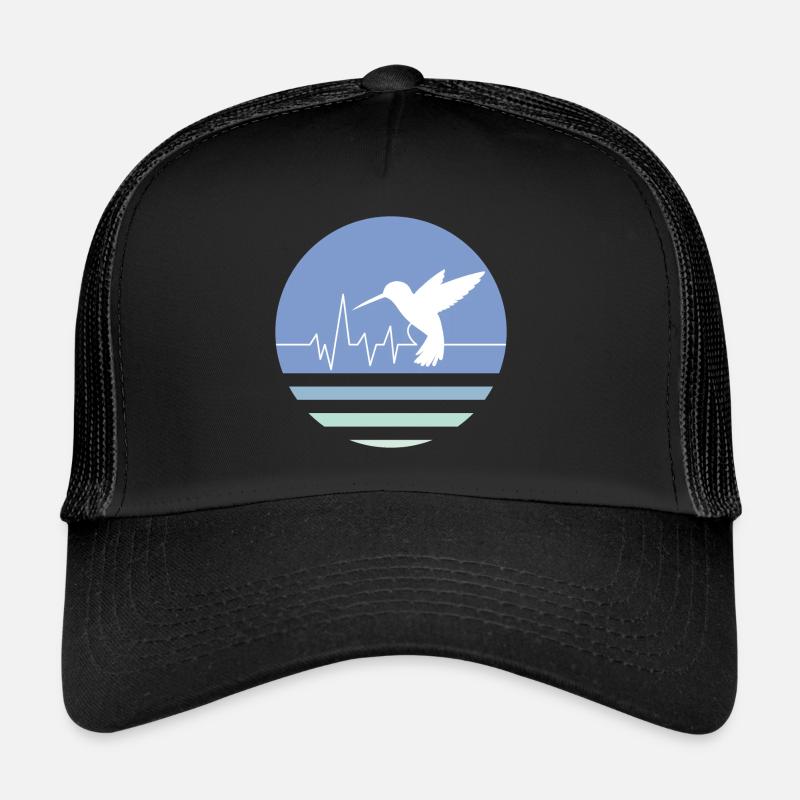 Pastellblauer Kolibri Trucker Cap