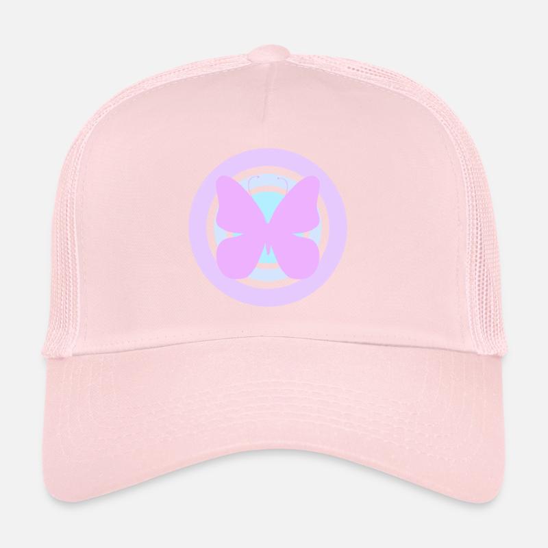 Papillon céleste violet Casquette trucker 