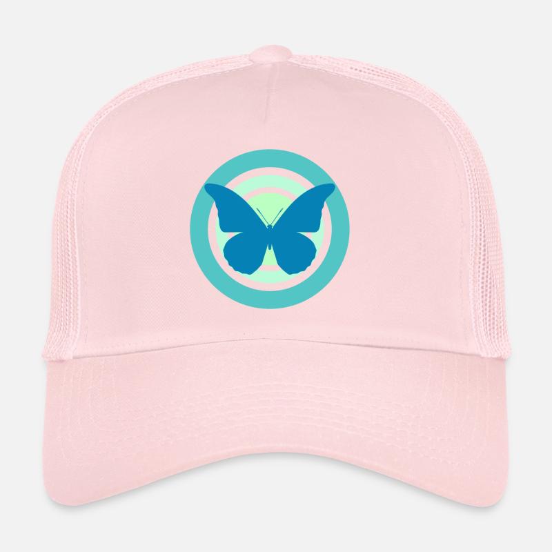 Tons verts papillon Casquette trucker 