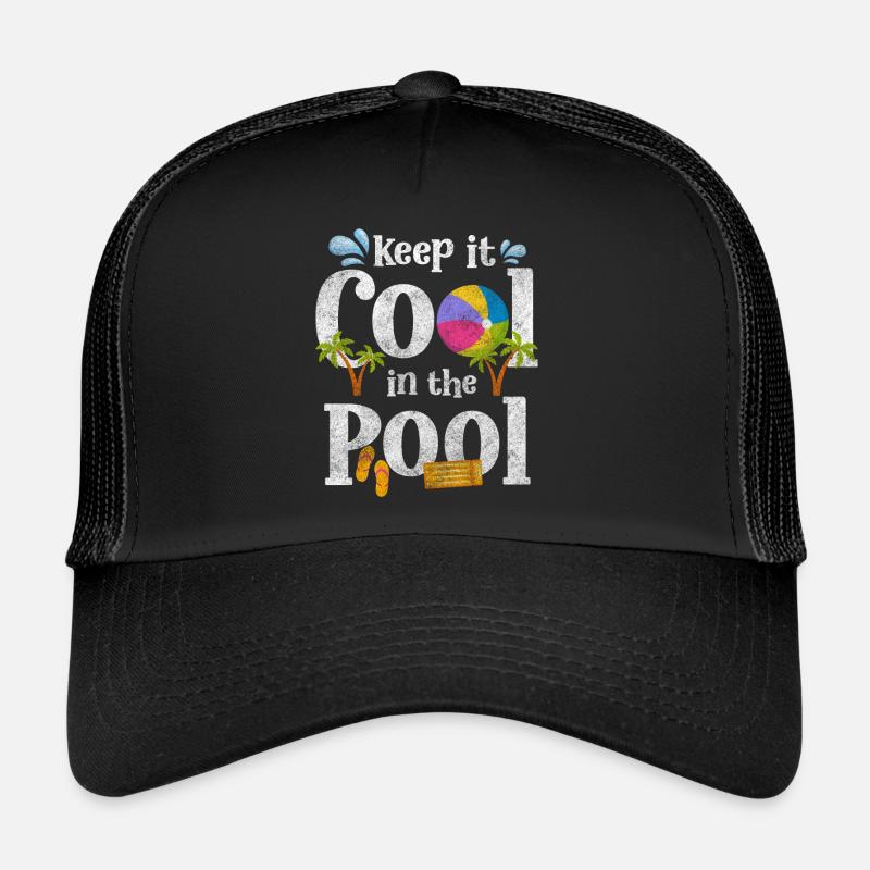 Swimming Pool Tauchen Sommer Badehose Trucker Cap