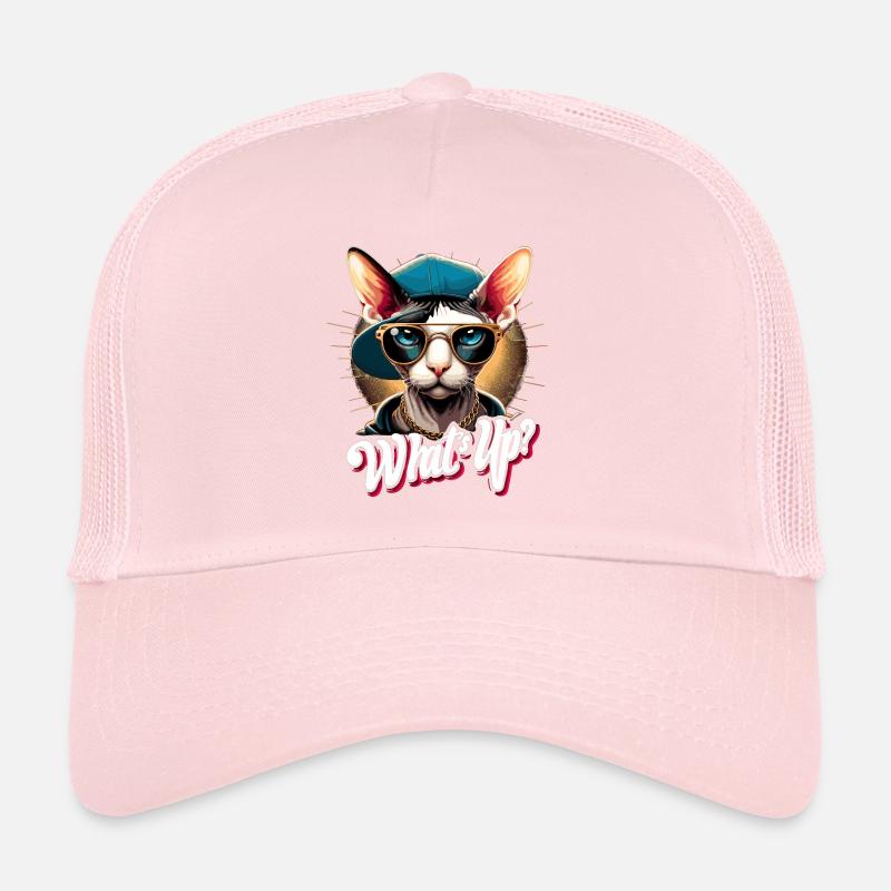 Cornish Rex Was geht ab Katze Geschenk Trucker Cap
