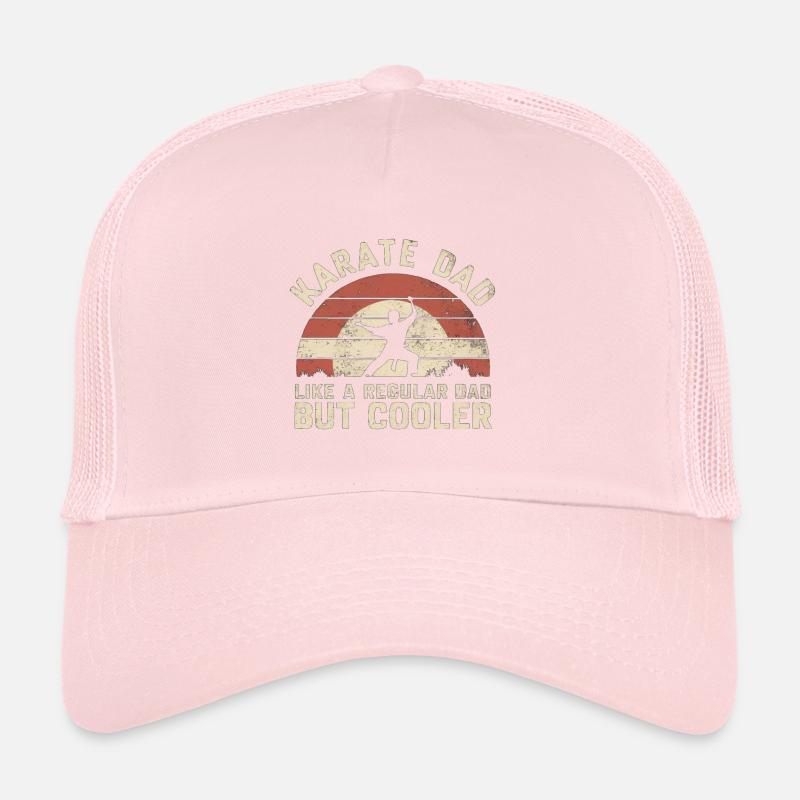 Papa karaté comme un papa ordinaire mais plus cool Casquette trucker 