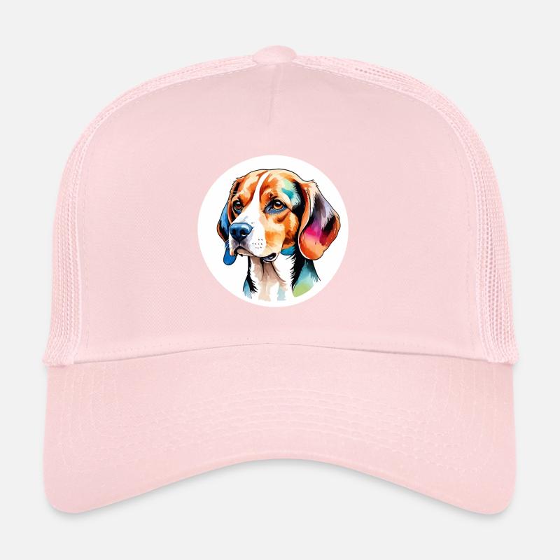 Beagle Wasserfarben Trucker Cap