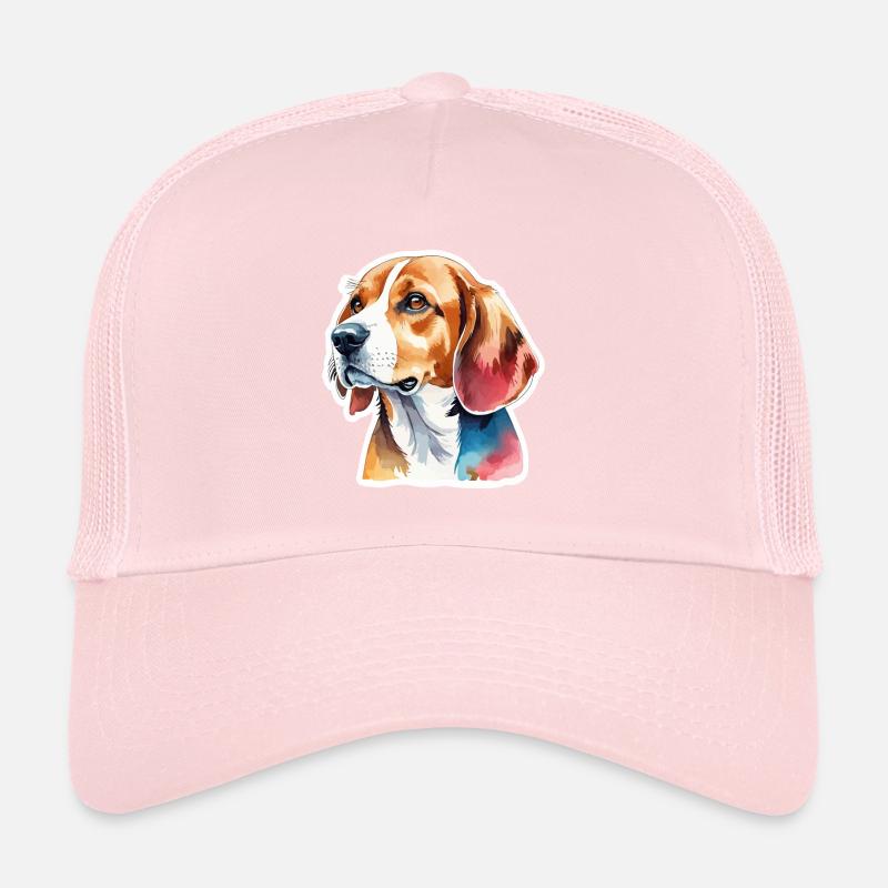 Beagle Wasserfarben Trucker Cap