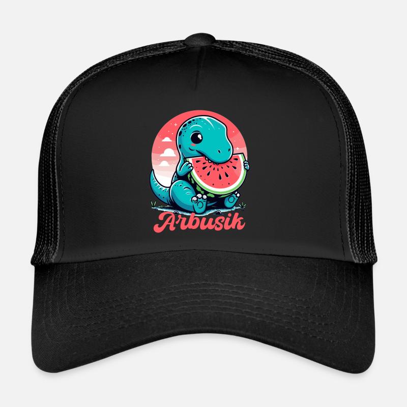 Mignon T-Rex Pastèque Arbusik Cadeau Casquette trucker 