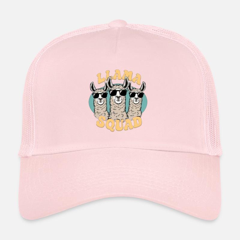 Llama Squad Trucker Cap