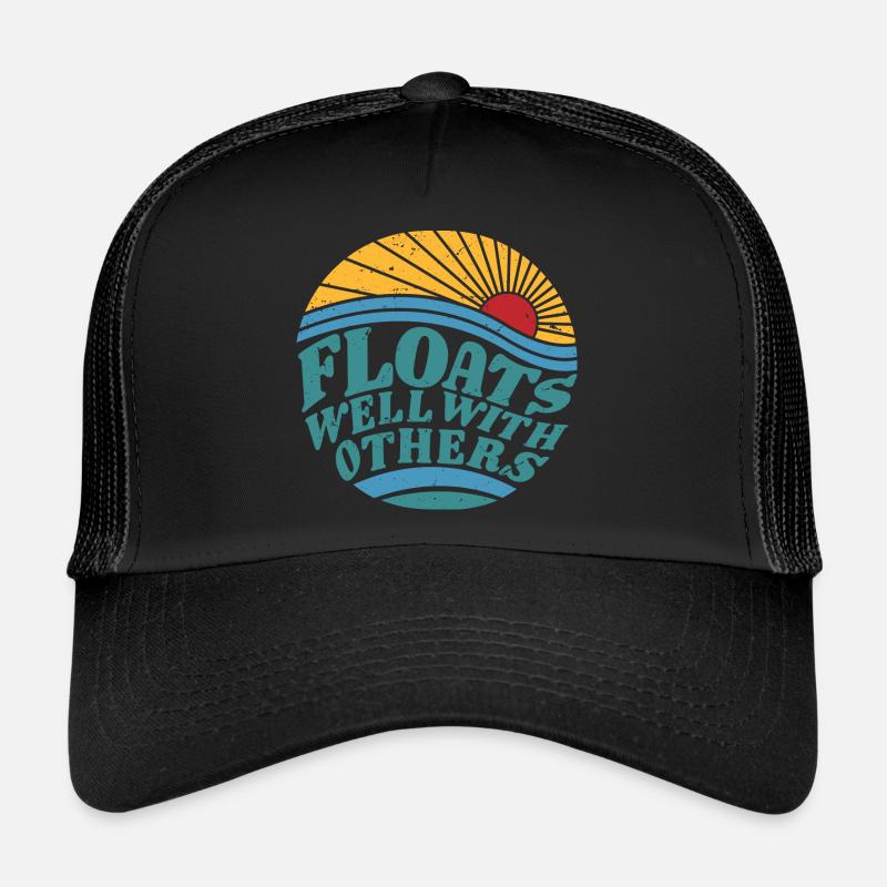 Summer River Floats Well With Others Float Trip Casquette trucker 