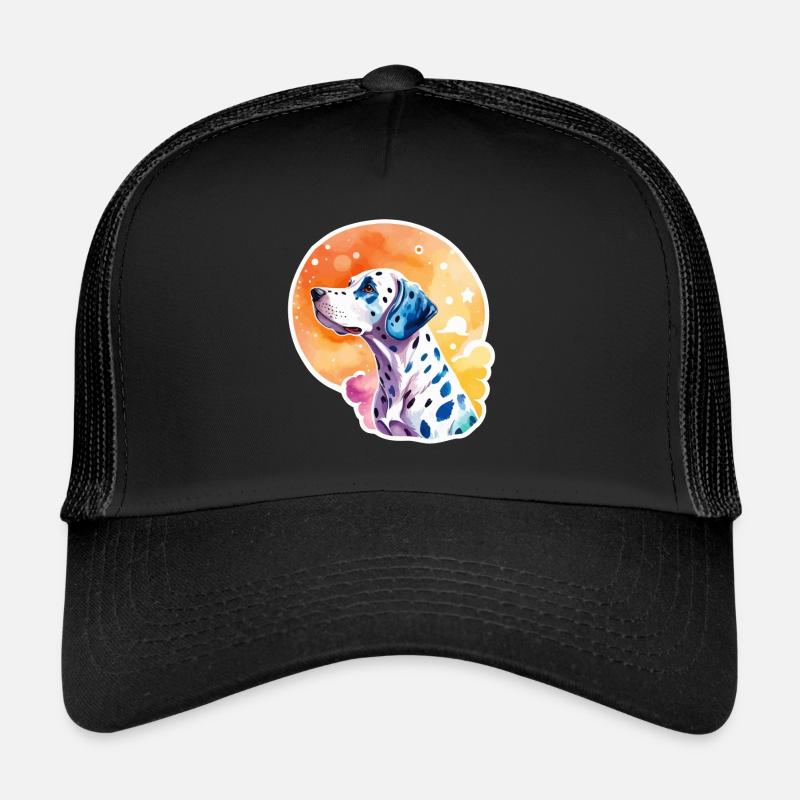 Dalmatian Watercolors Trucker Cap