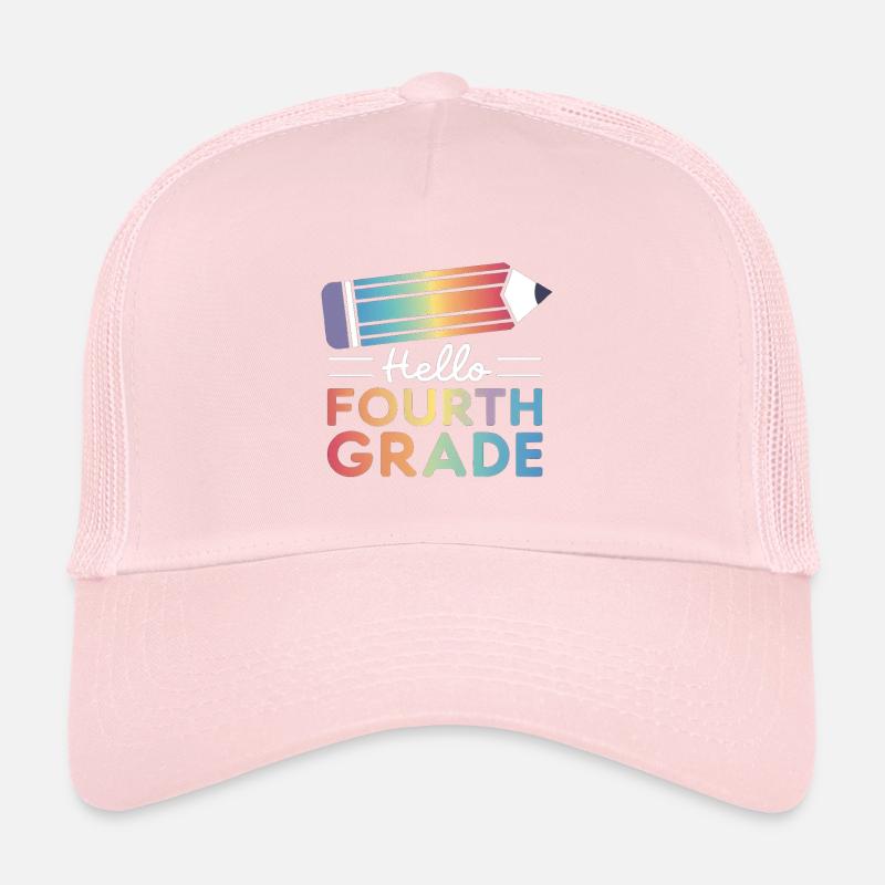 Hello Fourth Grade Trucker Cap