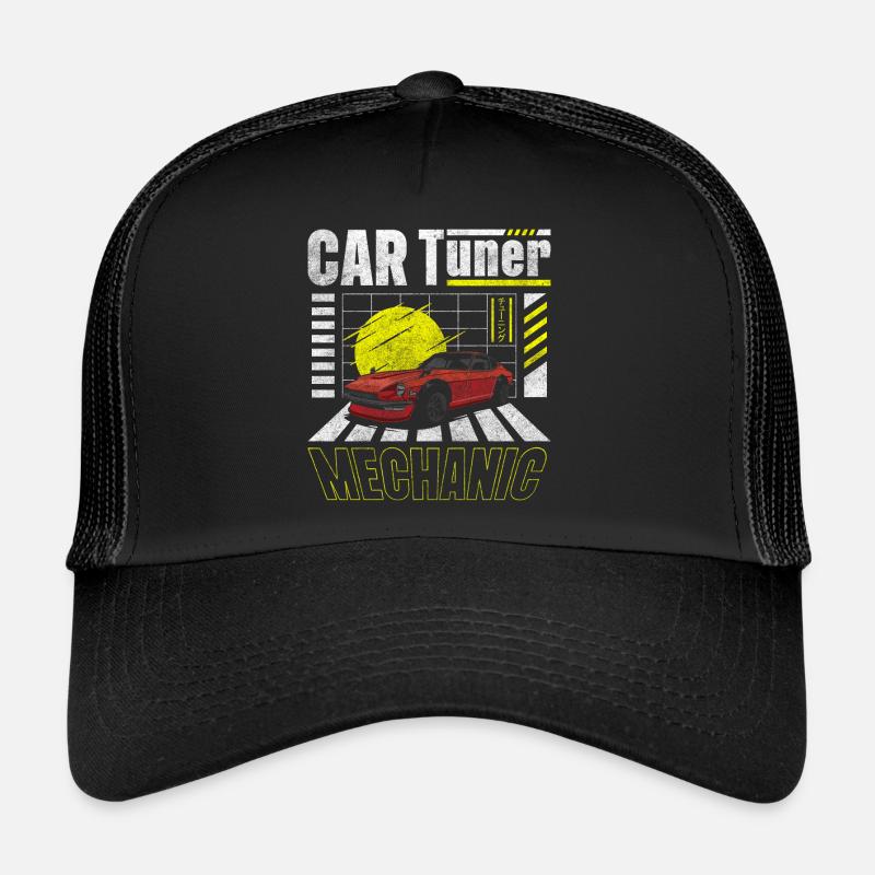 Car Mechanic Meeting Garage Trucker Cap