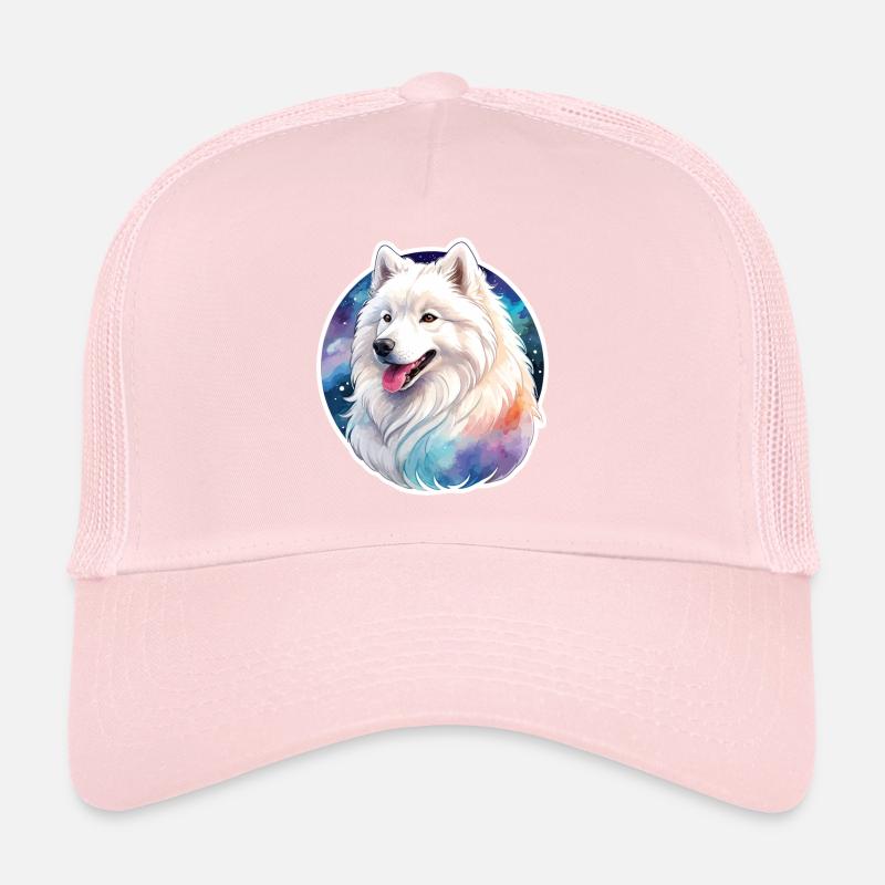 Aquarelles Samoyède Casquette trucker 
