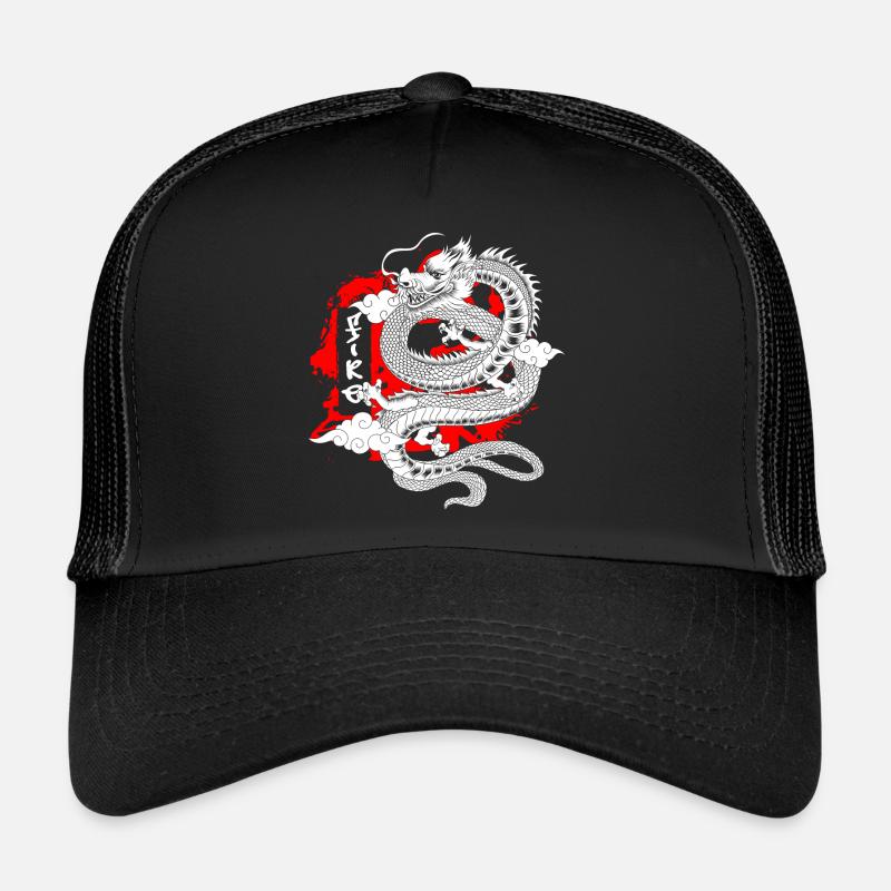 Culture mythical creatures mythology koi - Trucker Cap - black/black