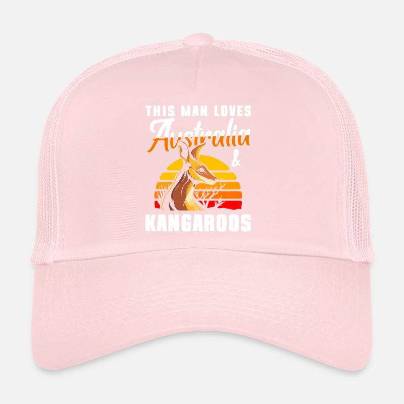 Australia Aussie Continent Animals Trucker Cap