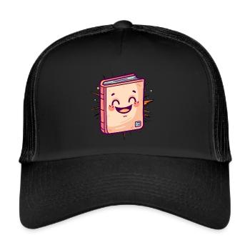 Reading Bookworm Novel - Trucker Cap - black/black - Front