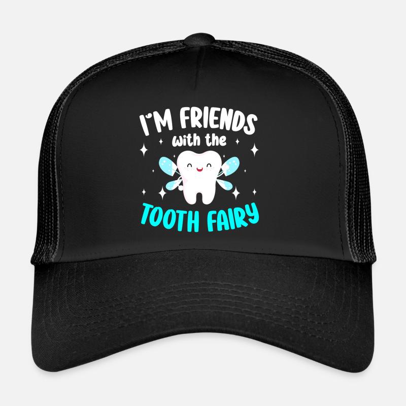 Zahnarzt Bohrer Zahnpflege Zahnspange Trucker Cap