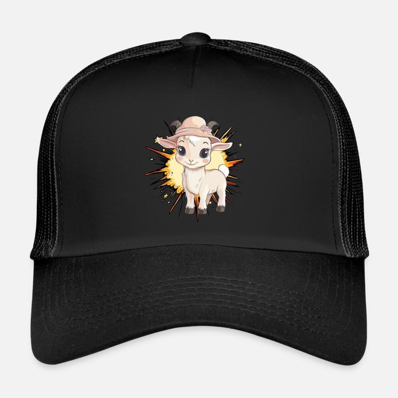 Ziege Ziegenbock Rind Trucker Cap