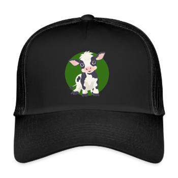 Cow Cows - Trucker Cap - black/black - Front