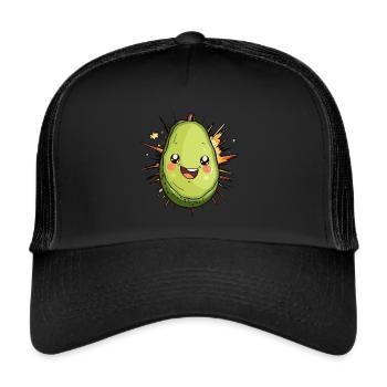 Avocado Eco - Trucker Cap - black/black - Front