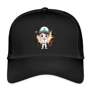Baseball Baseball Bats - Trucker Cap - black/black - Front