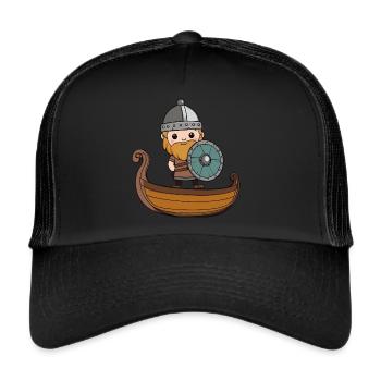 Viking Germanic Norman - Trucker Cap - black/black - Front