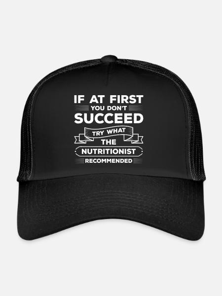 Formation professionnelle des consultants en santé - Casquette trucker  - noir/noir - Devant