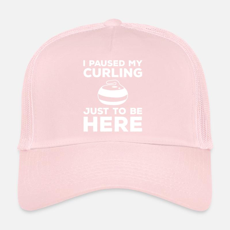 Curler Eis Wischer Schnee Trucker Cap