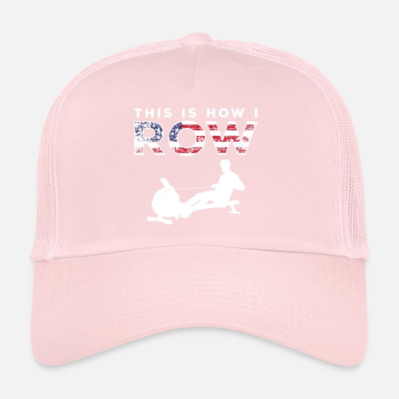 Rowing Machine Rower Trucker Cap