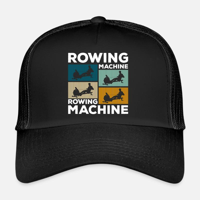Rudergerät Sport Ausdauer Rudertraining Trucker Cap