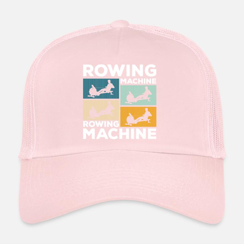 Rudergerät Sport Ausdauer Rudertraining Trucker Cap