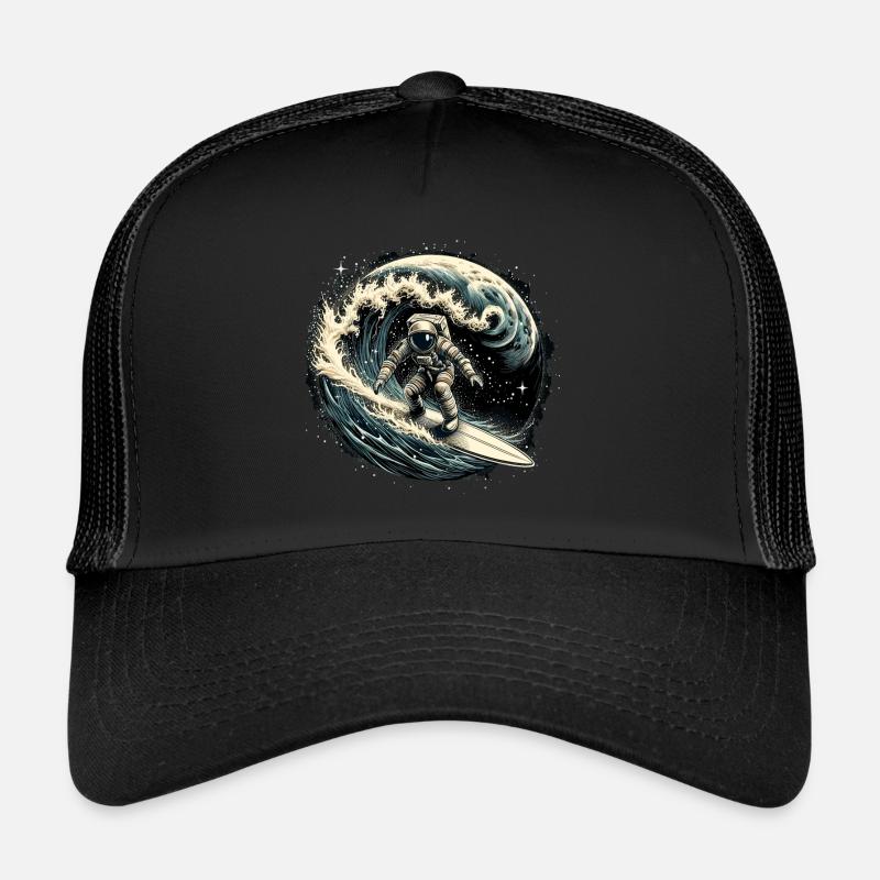Astronaute Surfeurs Surfeur Surfeur Cadeau Surf Casquette trucker 
