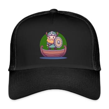 Viking Germans Odin - Trucker Cap - black/black - Front