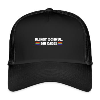 Sounds Gay I'm in Gay Pride - Trucker Cap - black/black - Front
