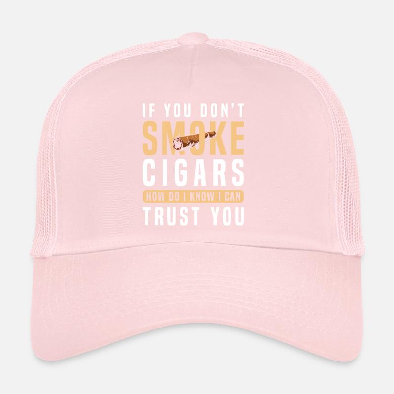 Fumeur de cigares Cuba connaisseur Casquette trucker 