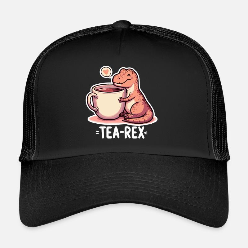 Tea Rex Tea Rex Tea Drinker Gift Trucker Cap