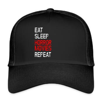 Horror Movies Horror Movie Lover Fan - Trucker Cap - black/black - Front