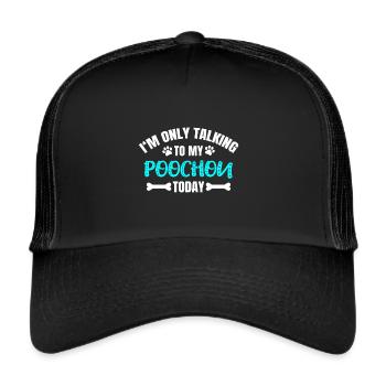 Pouchon - Casquette trucker  - noir/noir - Devant