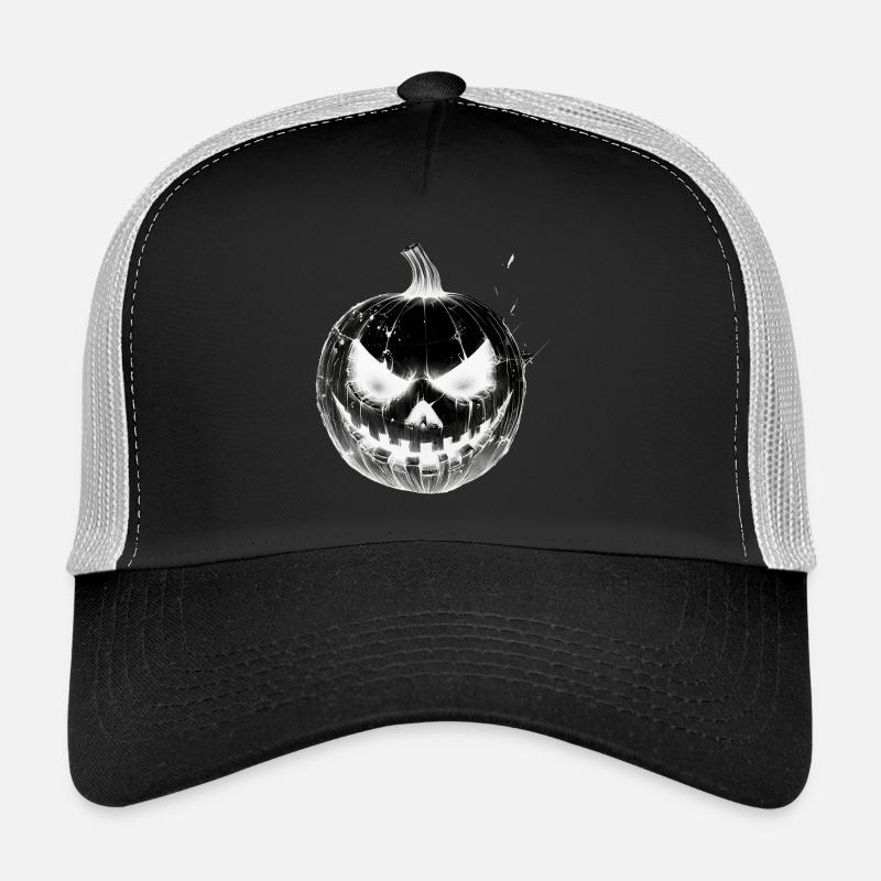 Frissons garantis - Citrouille d'Halloween Casquette trucker 