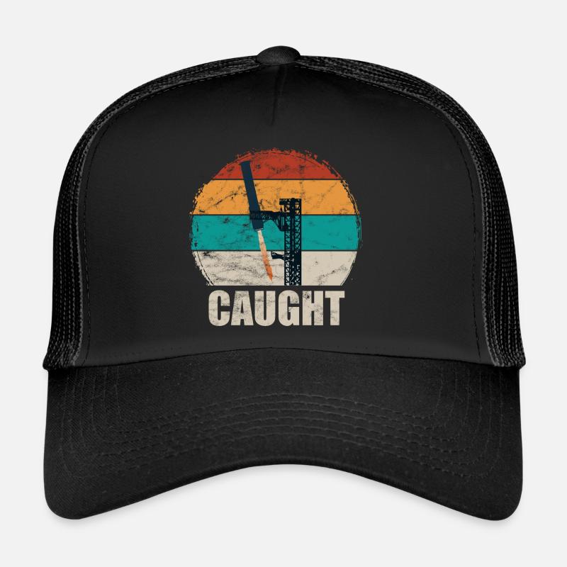 Caught - Space Travel - Rocket - Gripper Arms - Catch Trucker Cap