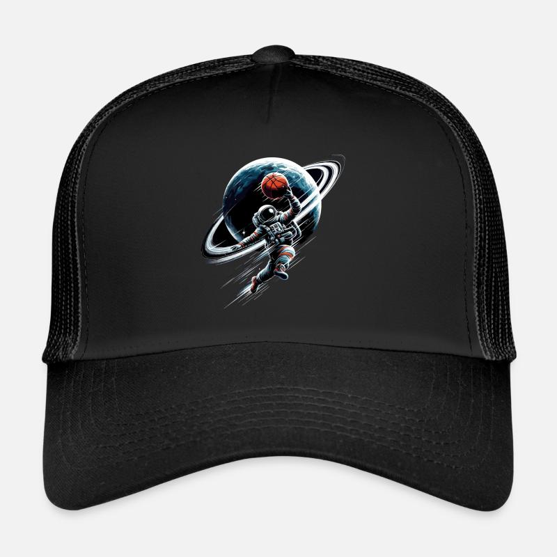 Basketball Astronaut Raumfahrer Geschenk Trucker Cap