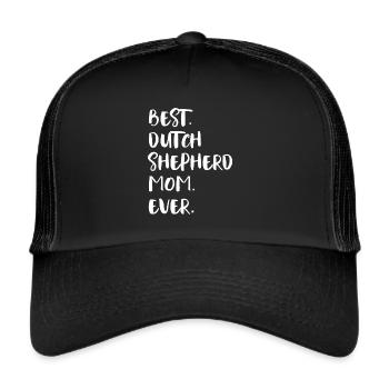 Berger Hollandais Hollandse Herdershond - Casquette trucker  - noir/noir - Devant