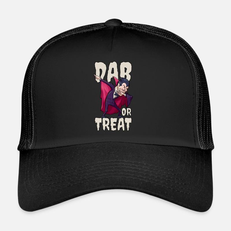 Dabbing Vampire Dab Dabbing Hip Hopper Casquette trucker 