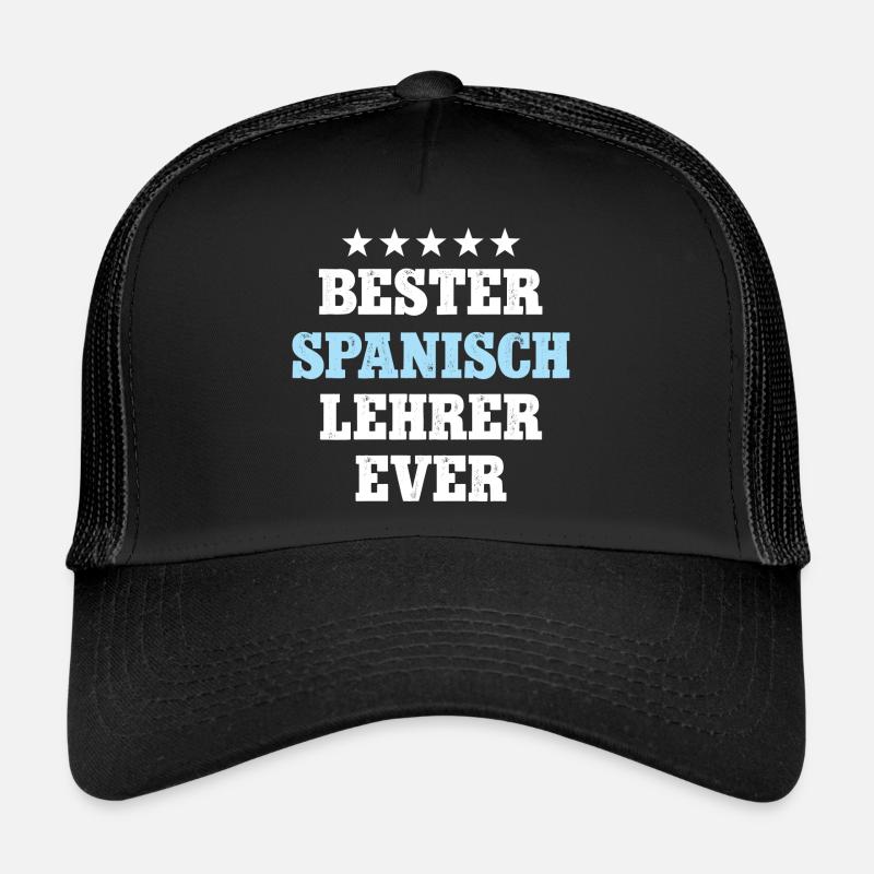 Spanisch Lehrer Geburtstag Maestro de Espanol Trucker Cap