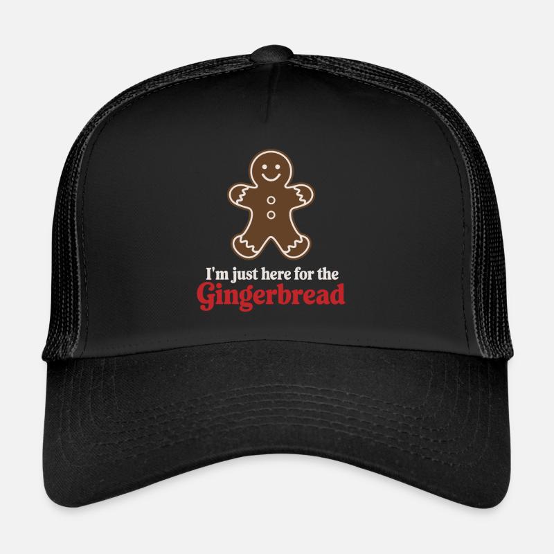 Gingerbread Gingerbread Man Gingerbread Christmas Trucker Cap