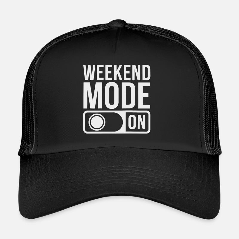 Mode week-end activé Casquette trucker 