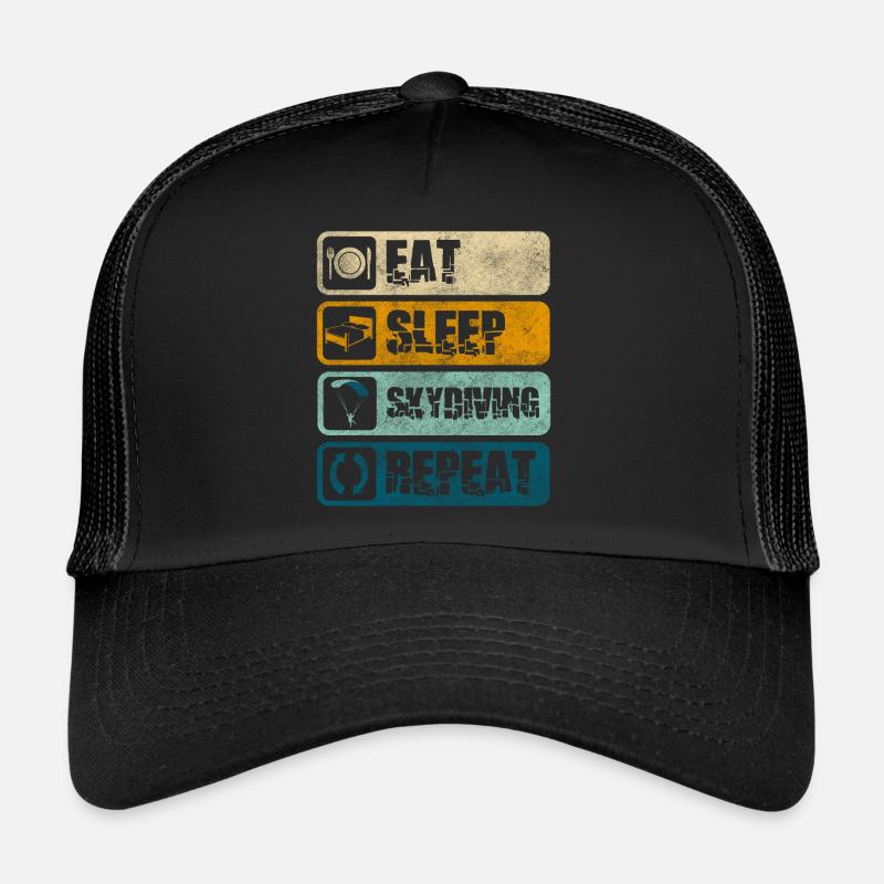 Skydive Sky Altitude Paragliding Trucker Cap