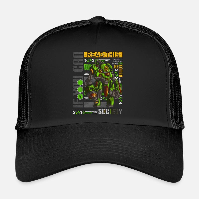 Manette Gamer Nerd League Casquette trucker 