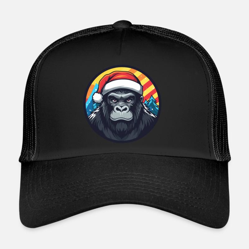 Gorille de Noël Casquette trucker 