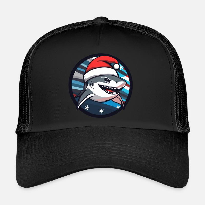 Hai Weihnachten Tier Trucker Cap